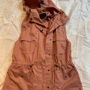Pink Vest with Hood